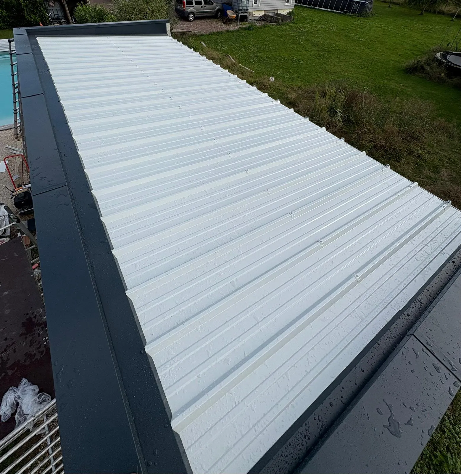 Réalisation C2S : couverture bac acier